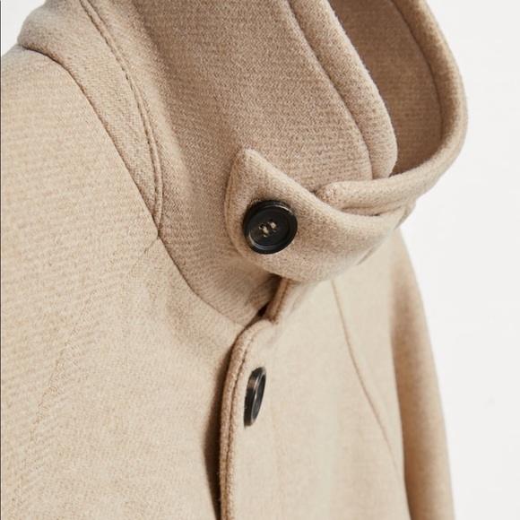 BRAND NEW ZARA Textured WEAVE COAT size M - Picture 8 of 9